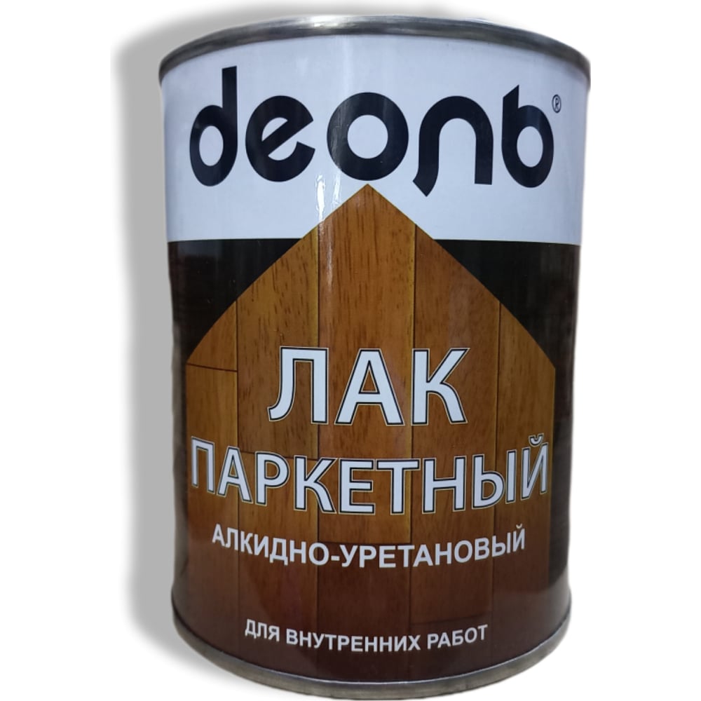 Лак паркетный алкидно-уретановый ДЕОЛЬ полуматовый