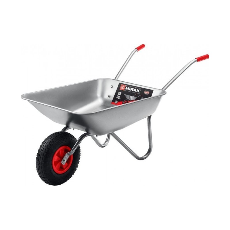 Тачка садовая 1-колесная MIRAX MX-1 65л 90кг