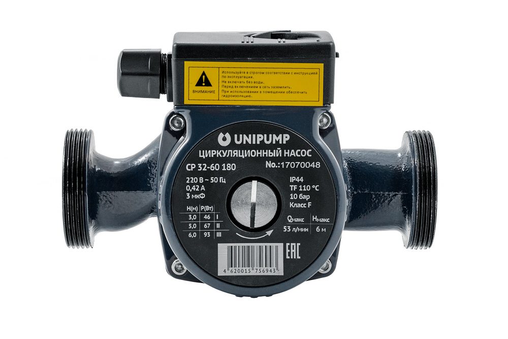 Насос циркуляционный Unipump CP 32-60 180
