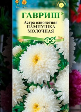 Семена астры Пампушка молочная (0,3г)