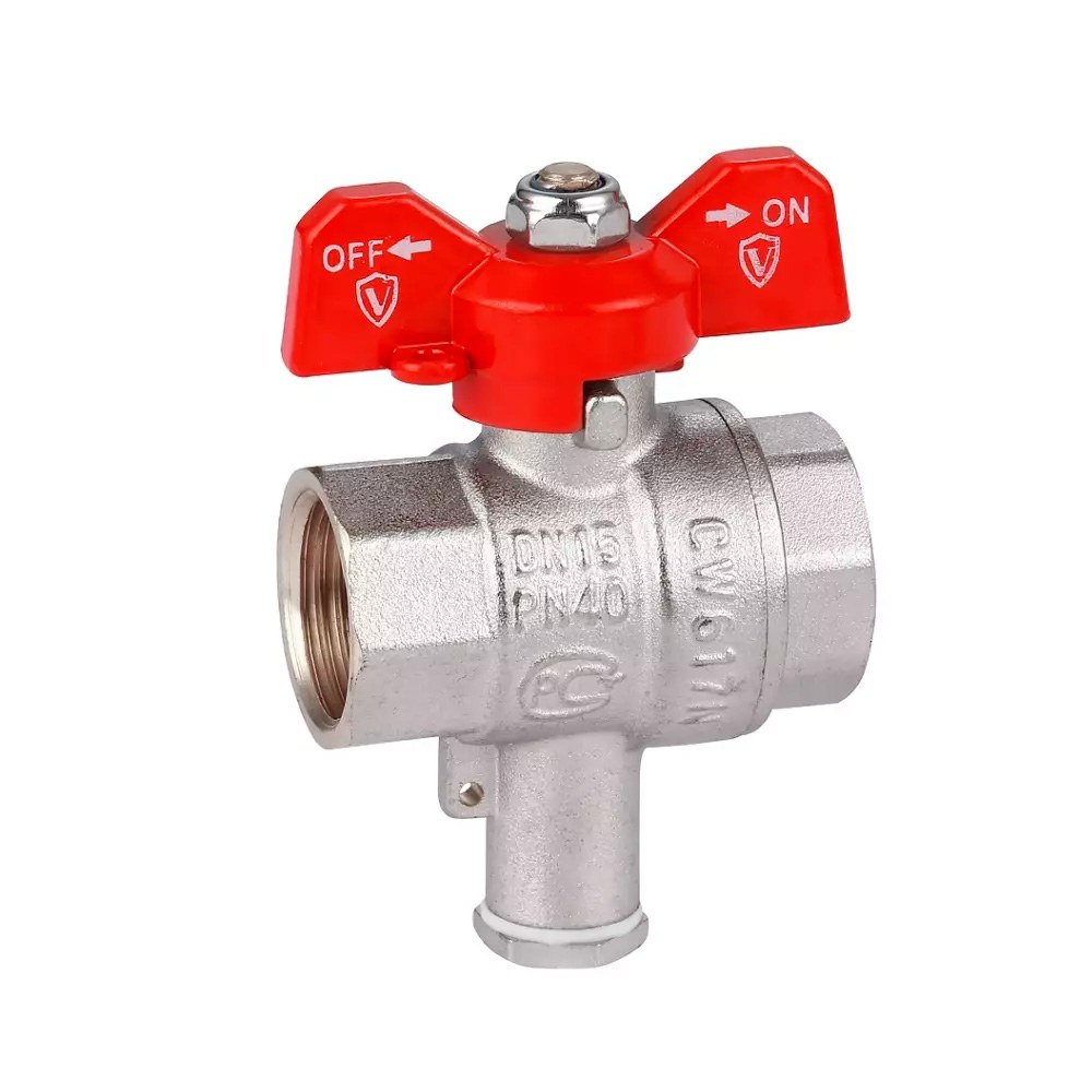 Кран шаровой VIEIR VR213-02 3/4" г/г