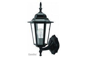 Светильник уличный садовый Camelion 4101 бра вверх черный 60W E27 220V алюминий стекло IP43