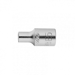 Головка торцевая,1/4, E5, CrV, Stels