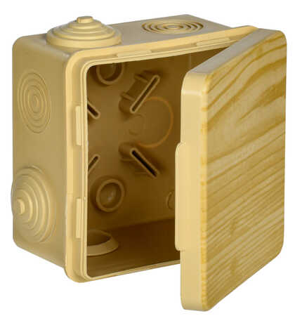 Коробка распаячная OП 80х80х50мм IP54 7вх.