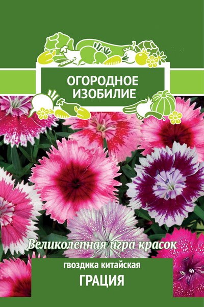 Гвоздика кит.Грация 0,25г (Огородное изобилие)