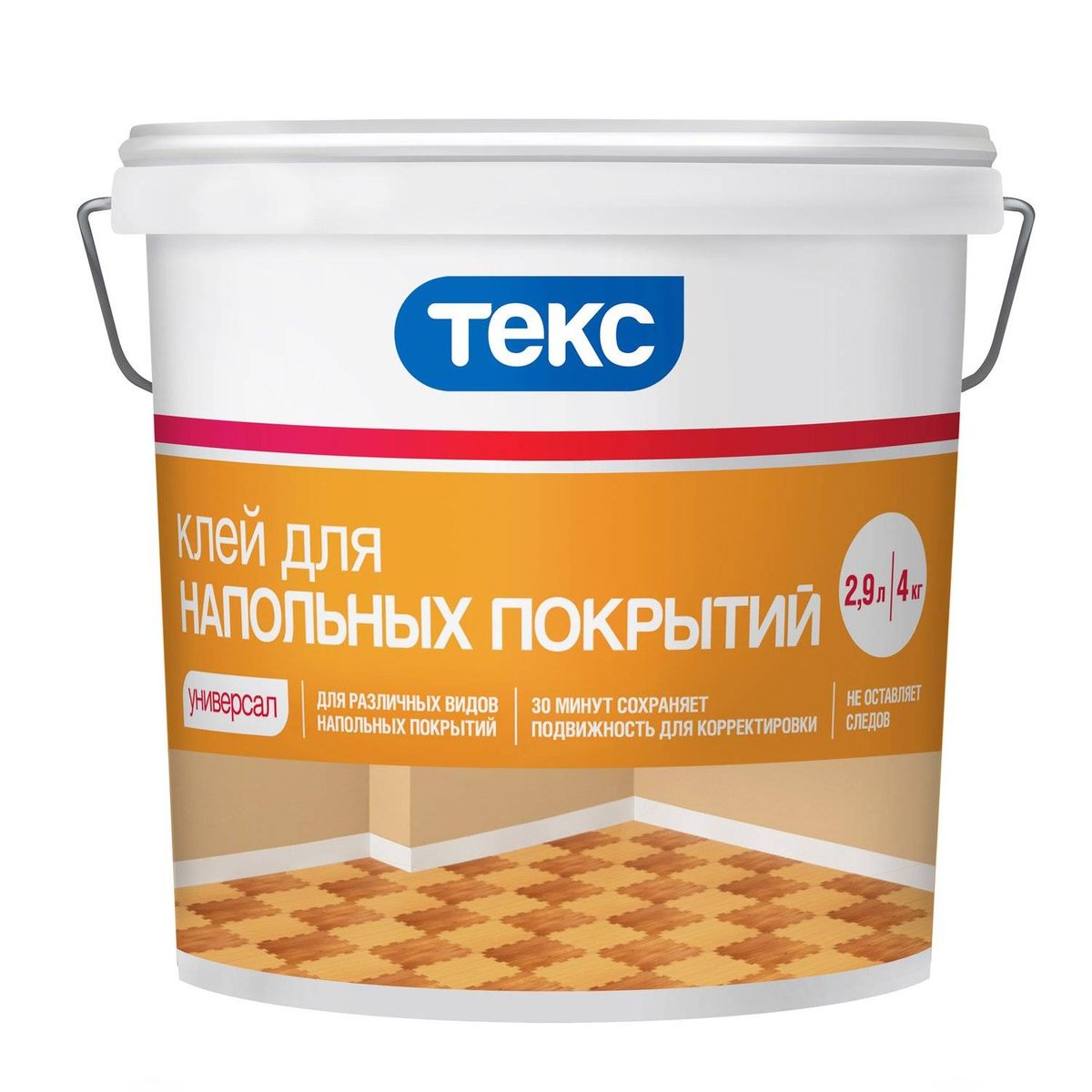 Клей для напольных покрытий ТЕКС 4кг