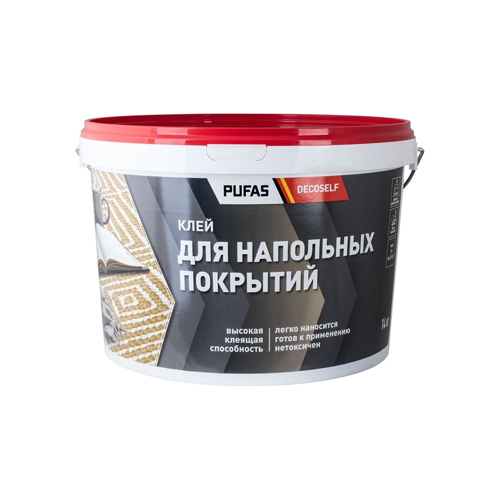 Клей для ковровых ПВХ покрытий ПУФАС 14кг
