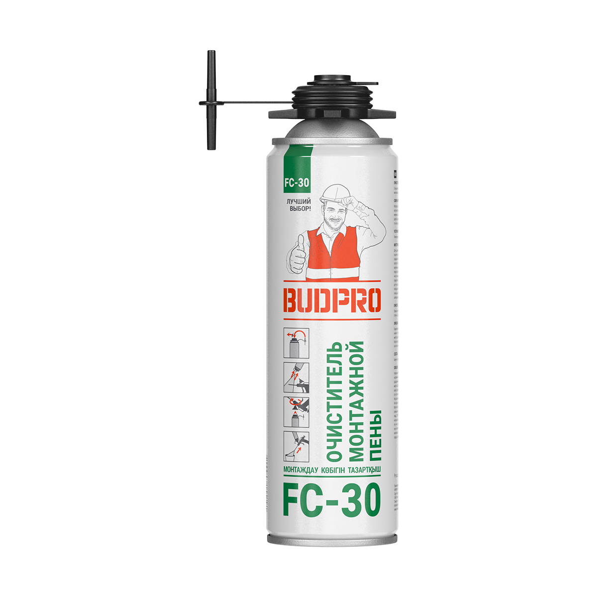 Очиститель монтажной пены БУДПРО FC-30 440мл