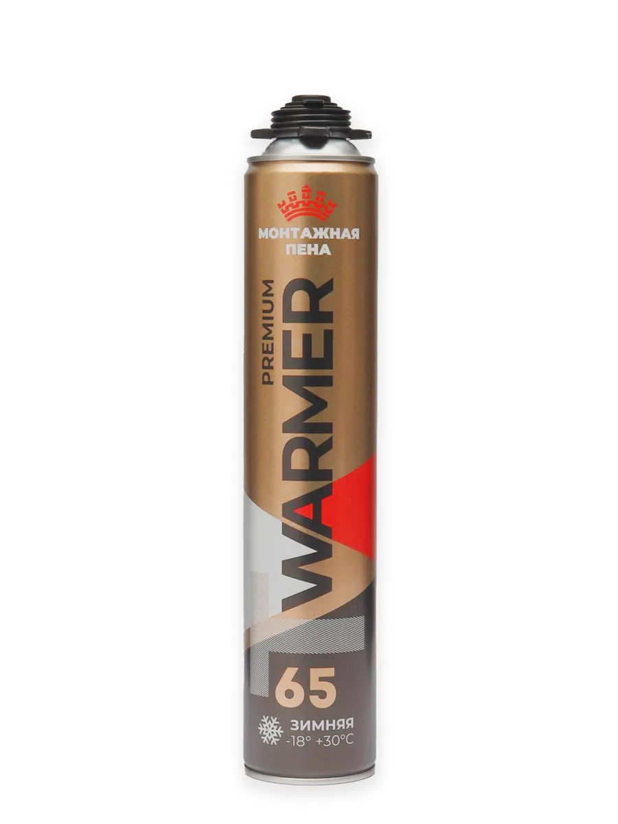 Пена монтажная профессиональная WARMER PREMIUM 65 A1582Z
