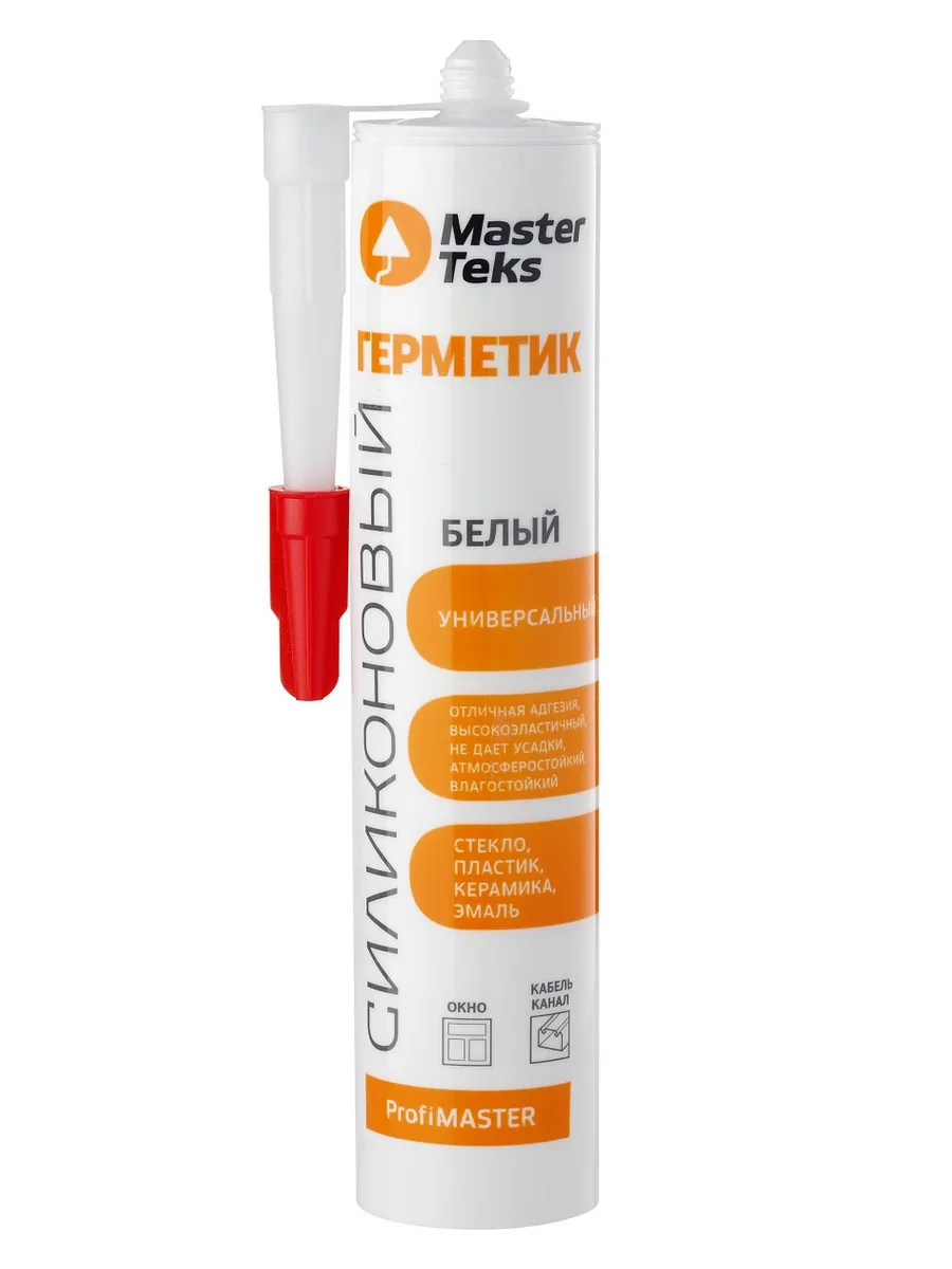 Герметик силиконовый универсальный Master Teks Profi Master 290г