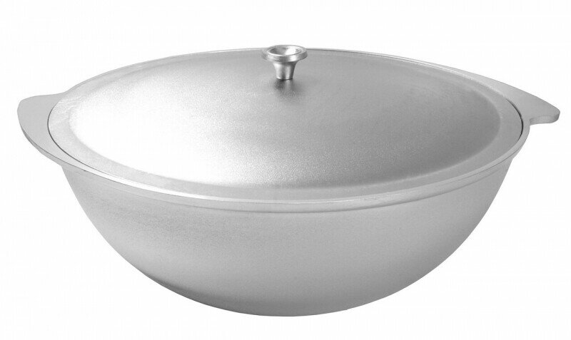 Казан 8,0л Kukmara для плова с металлической крышкой к85