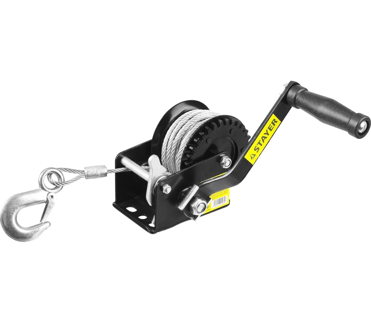 Лебёдка ручная барабанная тросовая STAYER MAXPull 0,5т 8м 43112-0,5