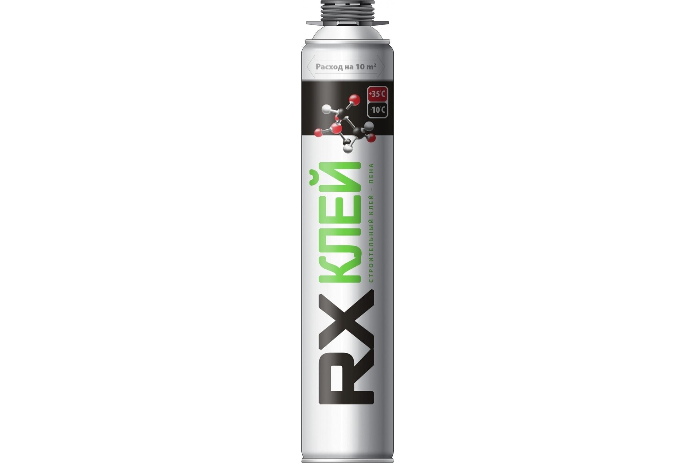 Клей-пена универсальная строительная профессиональная всесезонная RX 1000мл