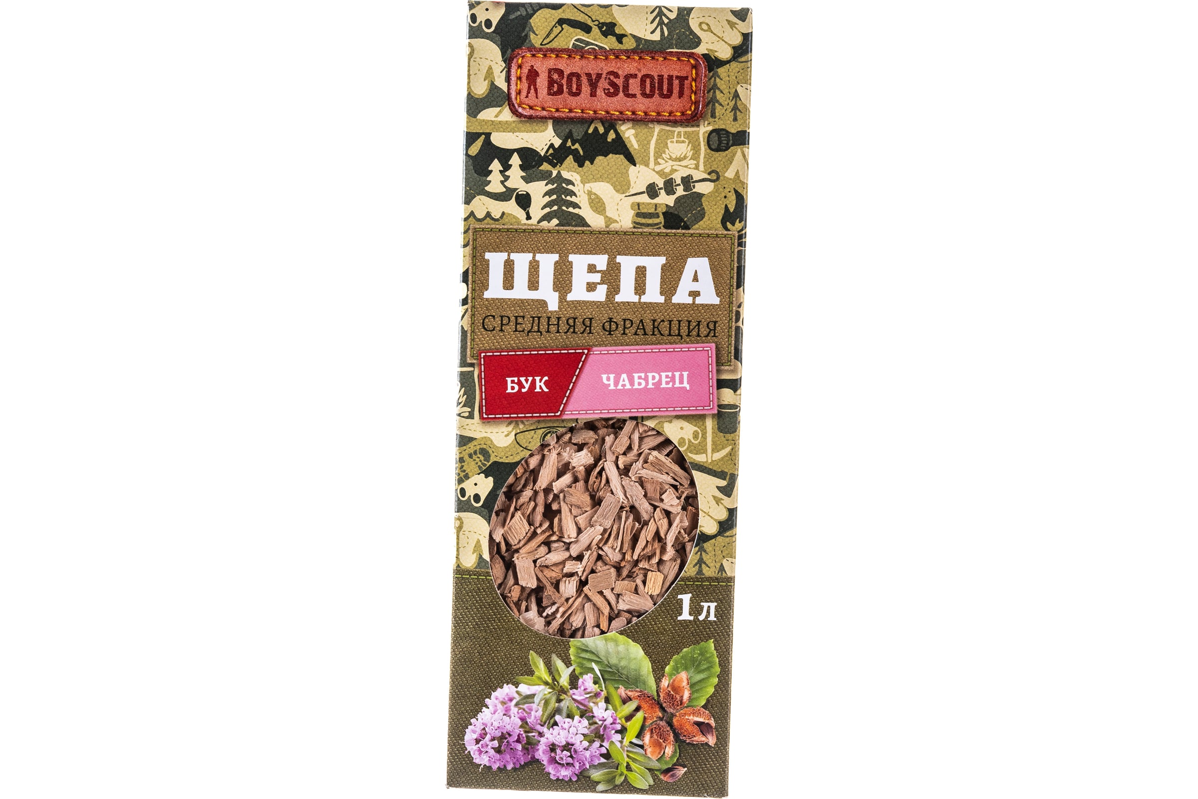 Щепа для копчения бук с чабрецом