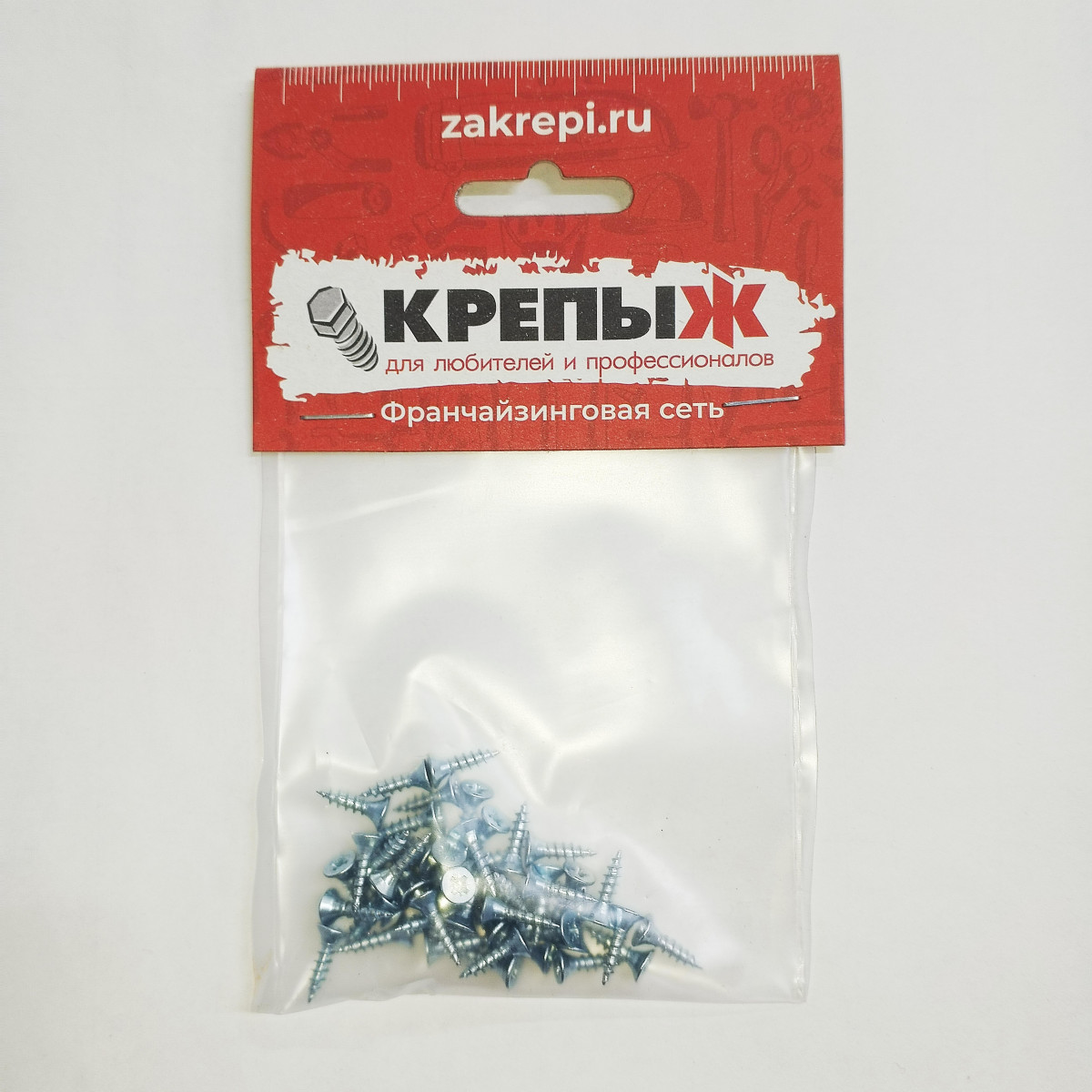 Шуруп 4*12 универсальный оцинкованный КРЕПЫЖ (50 шт)