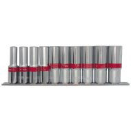 Набор торцевых головок 1/2" 10-22 мм 6-гранных CrV 10 шт MATRIX