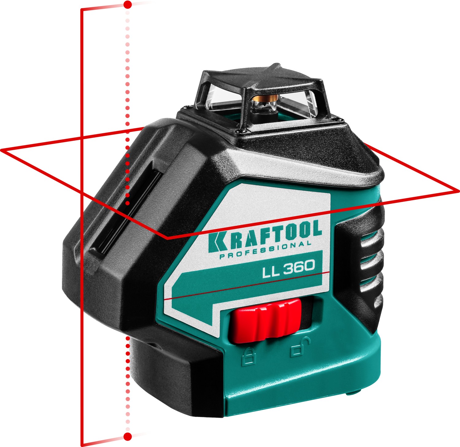 Нивелир лазерный KRAFTOOL LL360 2х360° 20м/70м IP54 точн.±0,2мм/м в коробке
