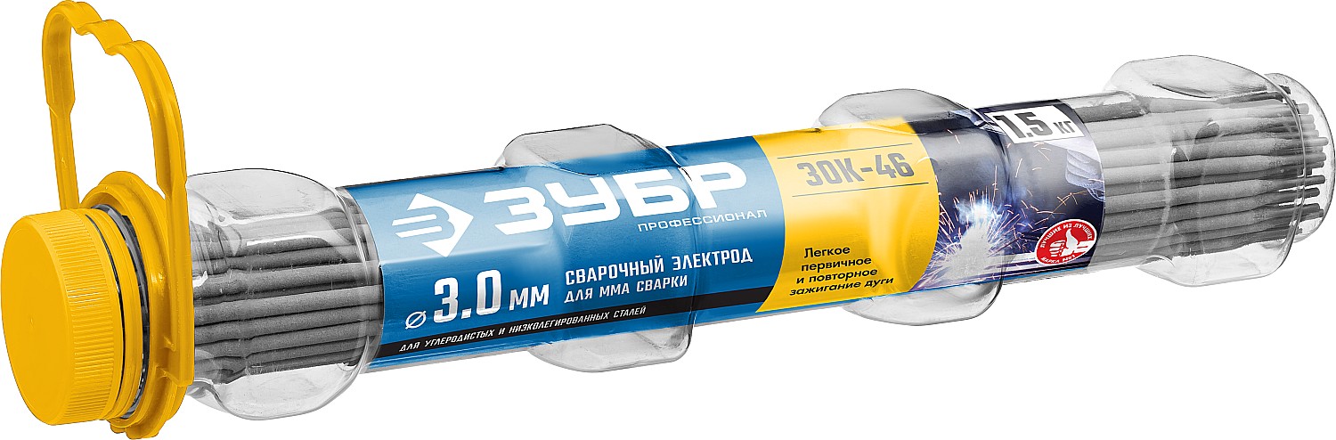 Электроды ЗУБР ЗОК-46 d3,0х350мм 1,5кг