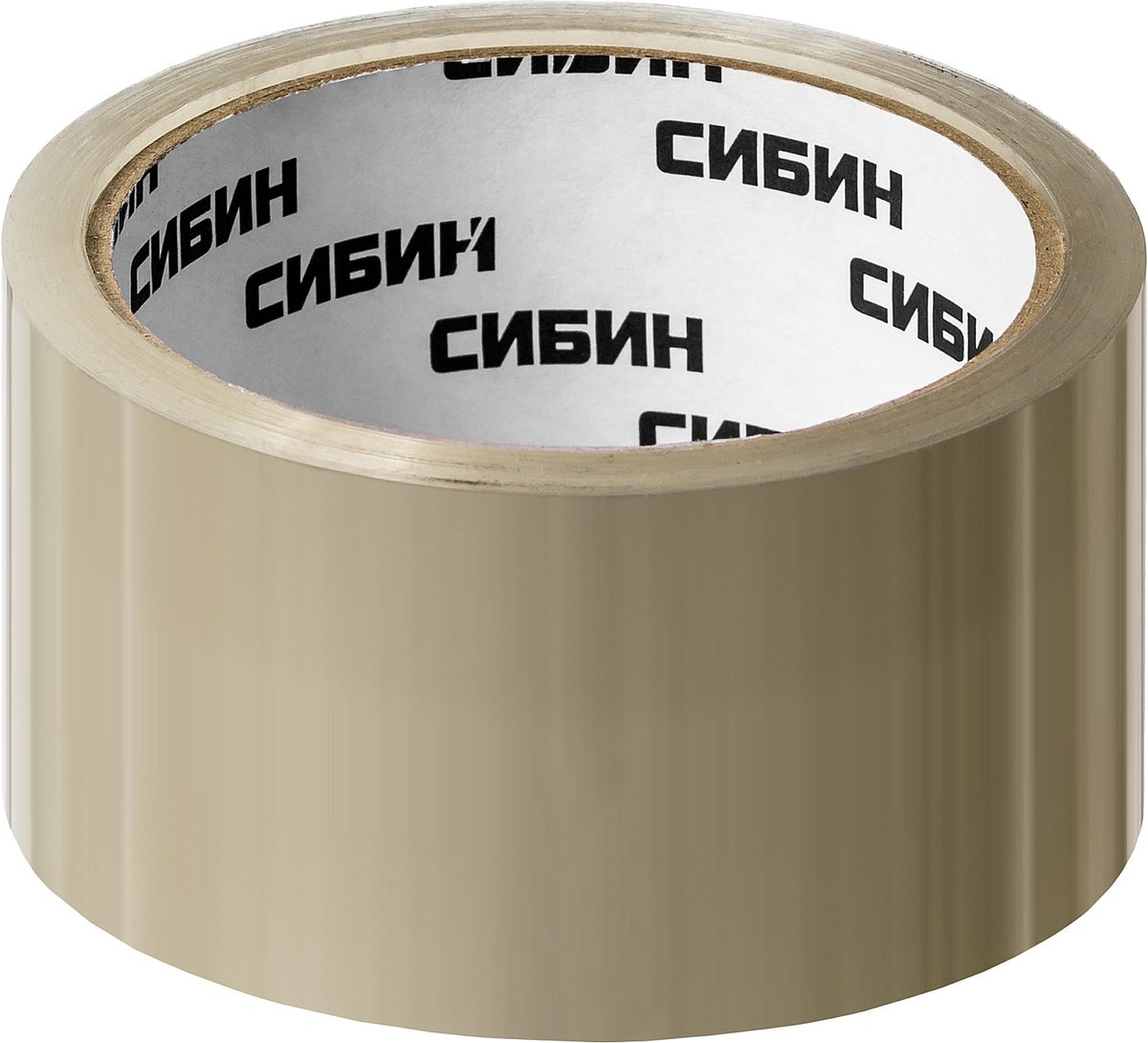 Лента клеящая прозрачная СИБИН 48ммх50м 12055-50-50