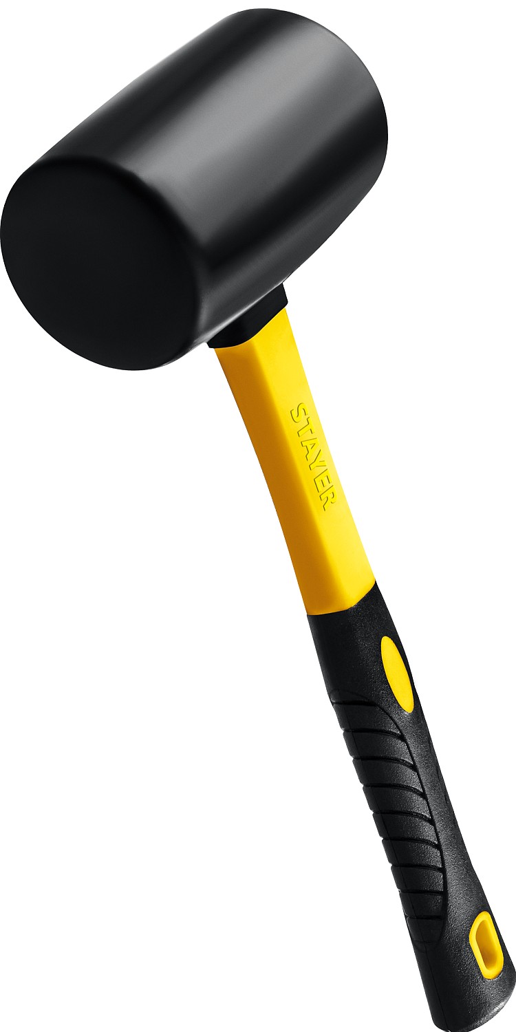 Киянка резиновая чёрная 450г STAYER