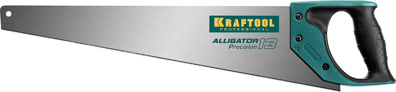 Ножовка точная Alligator Precision 13 500мм 13TPI универсальный зуб KRAFTOOL