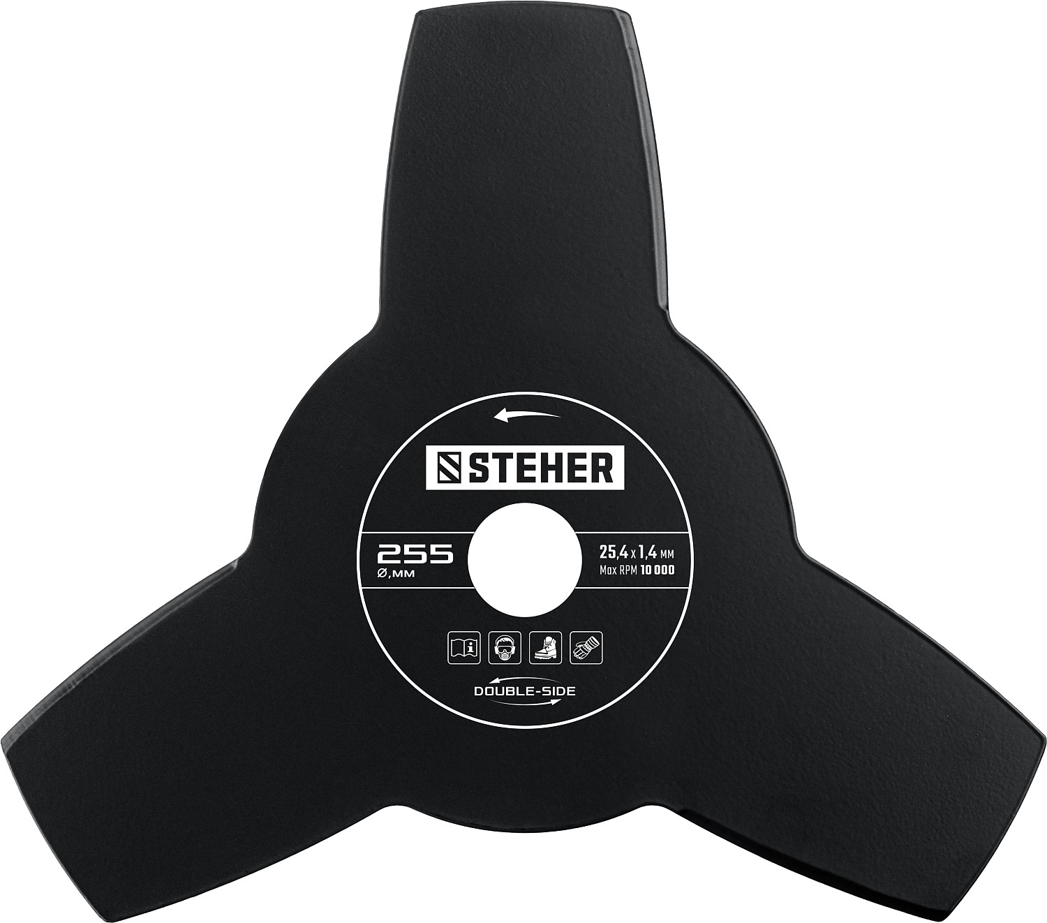 Нож для триммера STEHER TB-3 255мм 3T 75130