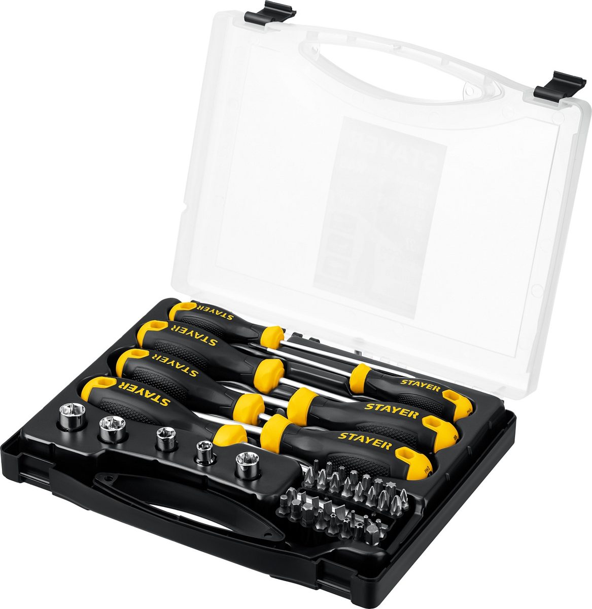 Набор отверток с насадками STAYER Max Range Pro 32предм 25134-H18