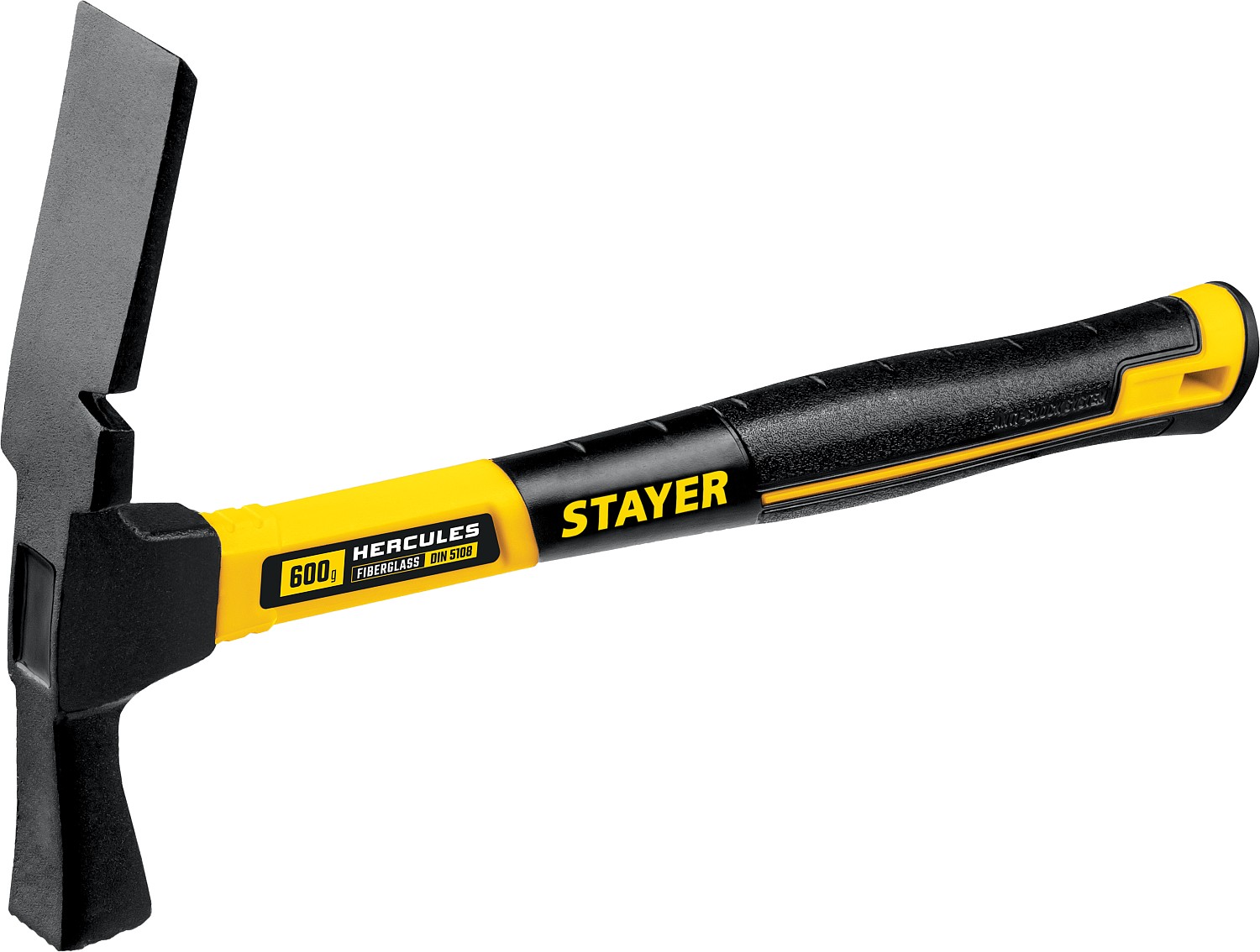 Молоток каменщика с фиберглассовой рукояткой 600г Stayer