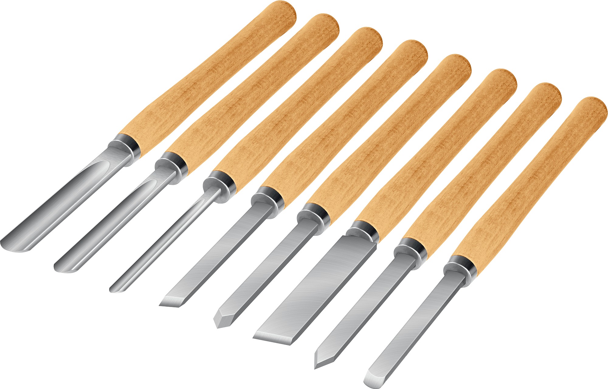 Набор ручных резцов по дереву STAYER Wood Master 8предм