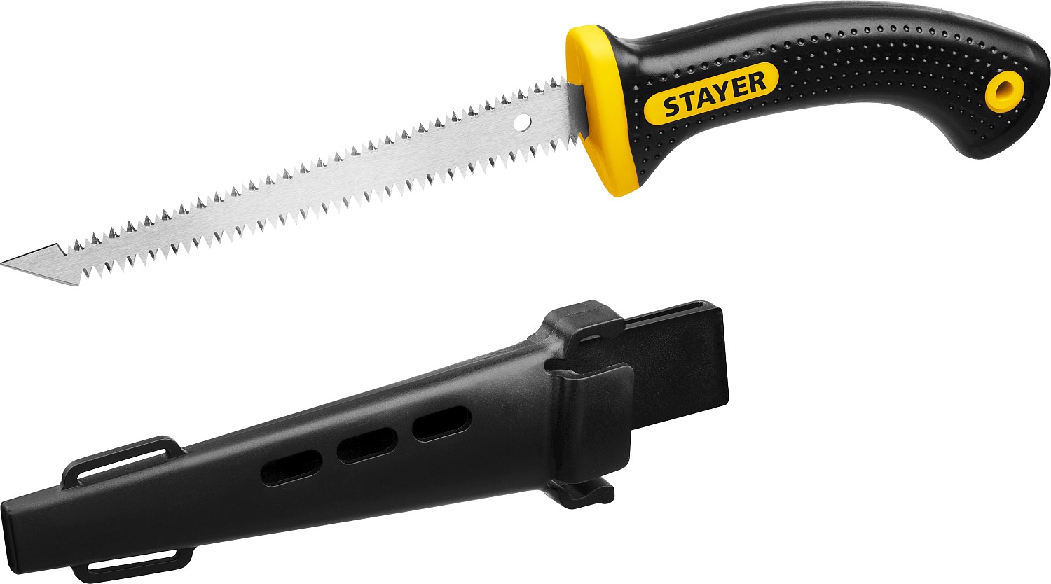 Ножовка по гипсокартону мини STAYER 160мм