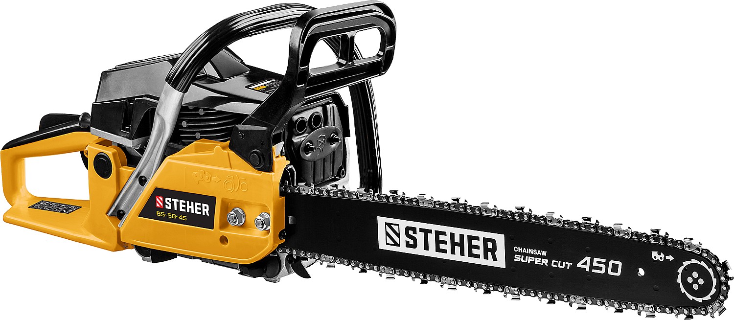 Бензопила STEHER BS-58-45 58см3
