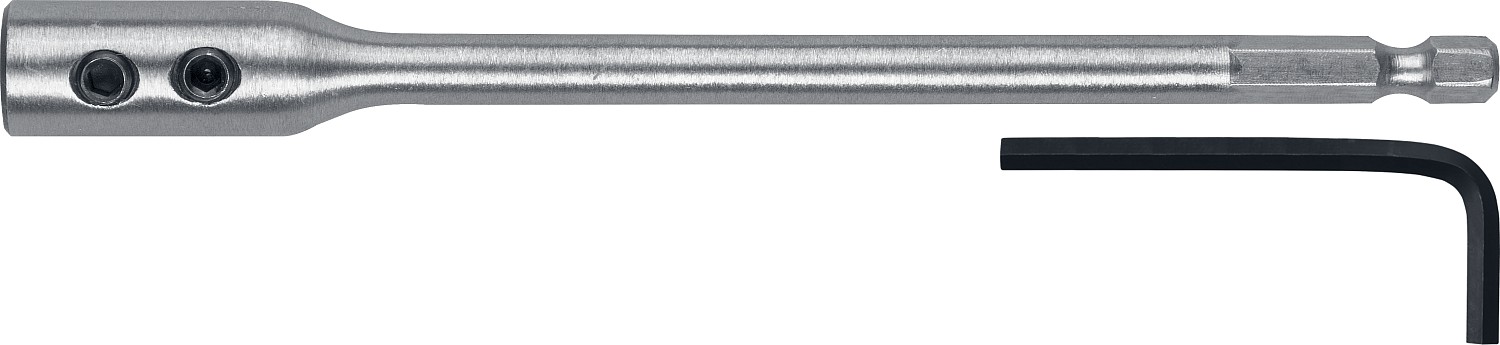 Удлинитель для сверл перовых хвостовик HEX 1/4" ЗУБР 150мм с имбусовым ключом