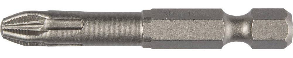 Биты торсионные KRAFTOOL X-Drive PZ2 50мм набор 2шт.