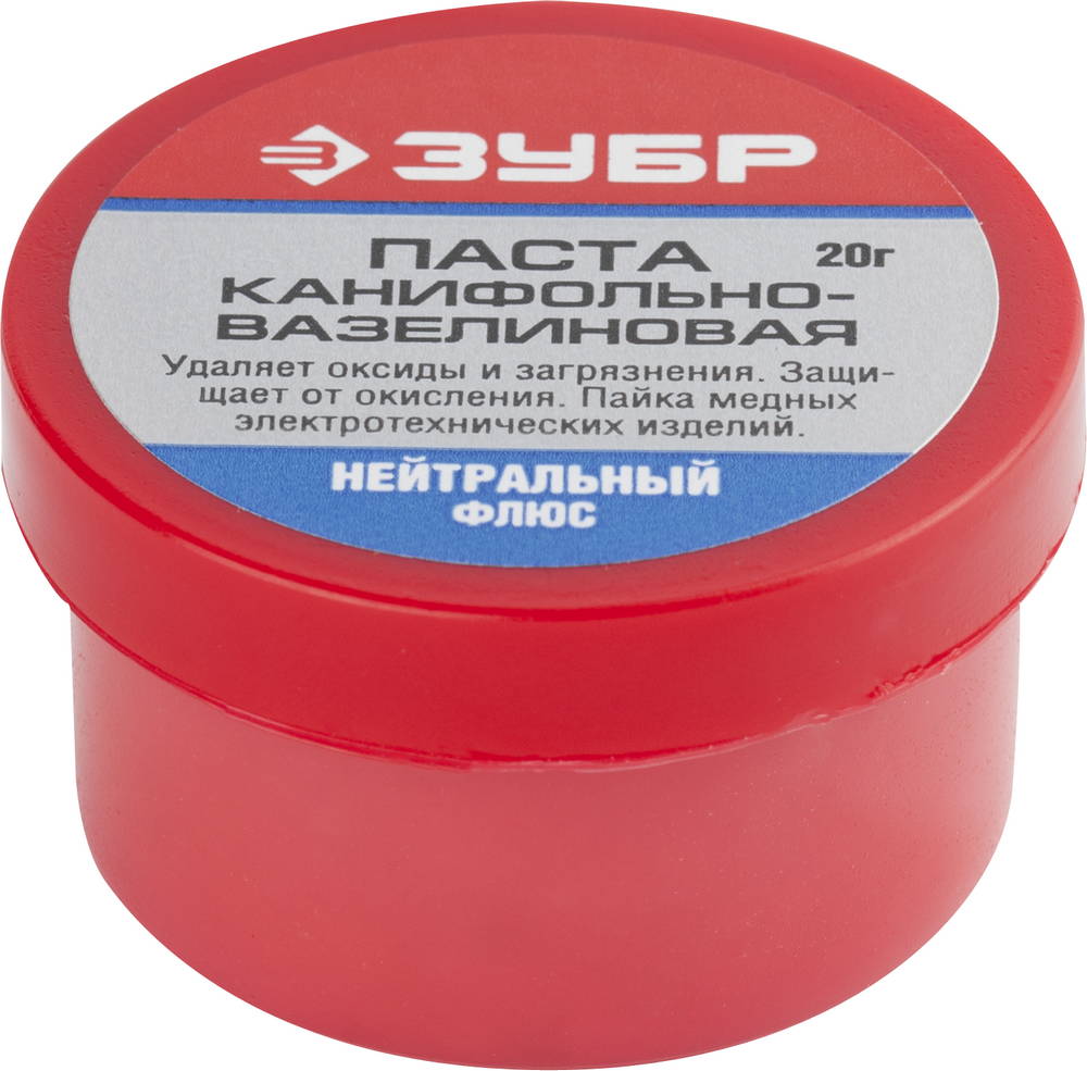 Флюс паста канифольно-вазелиновая Зубр 20гр